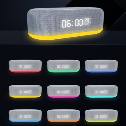 Bluetooth Wireless Charger with Clock and Alarm