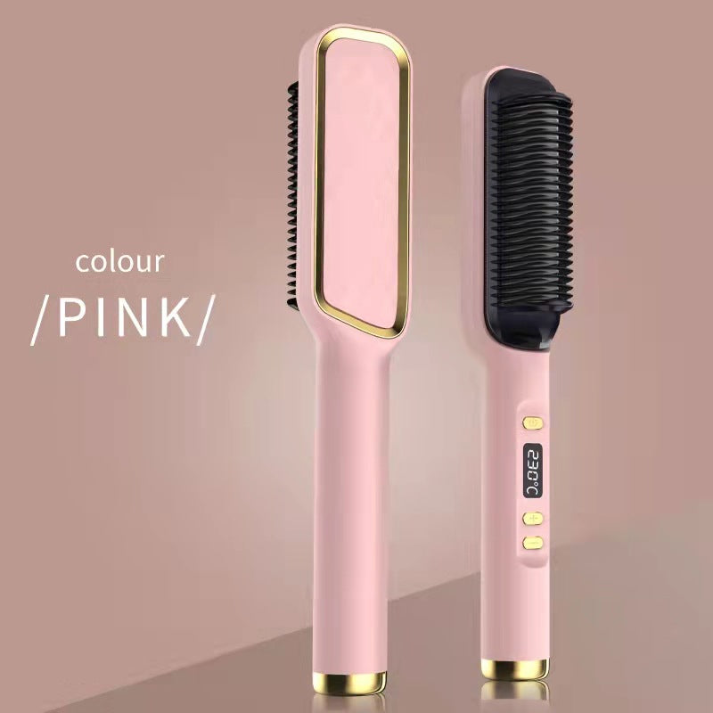 Lcd Hair Straightening Comb