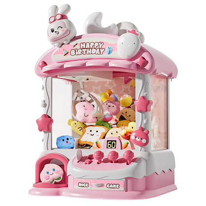 The cute bunny's doll grab machine - playing pretend games