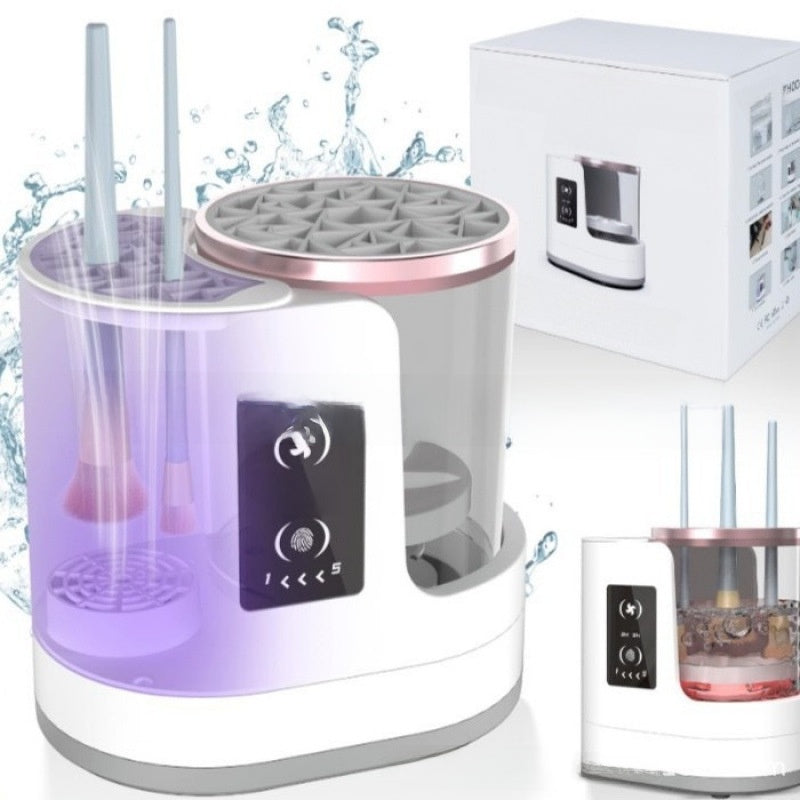 Electric brush cleaner