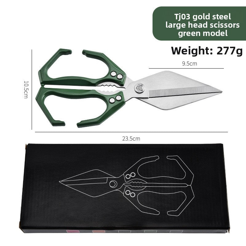 A large pair of scissors specially designed for bone cutting