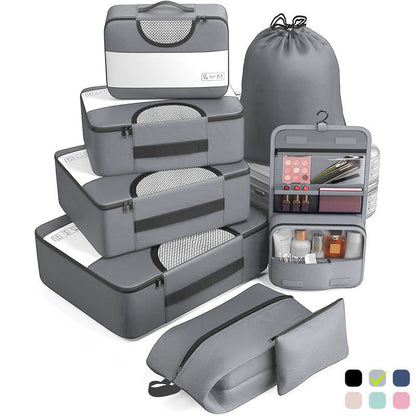 8-piece travel storage bag set