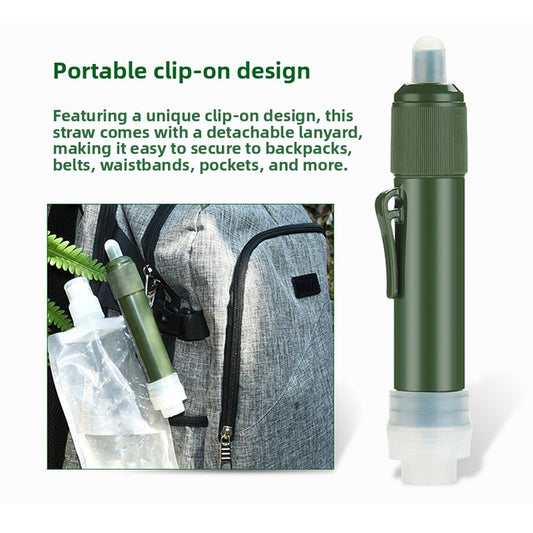 Portable ultrafiltration water purifier