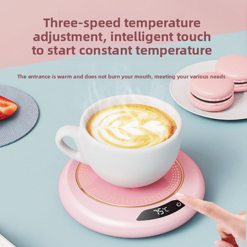 Constant temperature heating cup mat