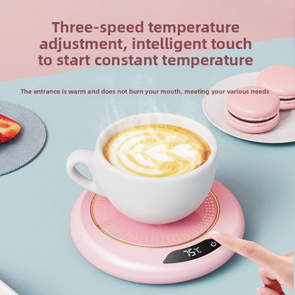 Constant temperature heating cup mat