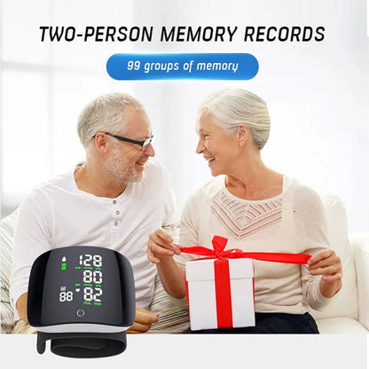 Touch D Screen Digital Wrist Blood Pressure Monitor Smart