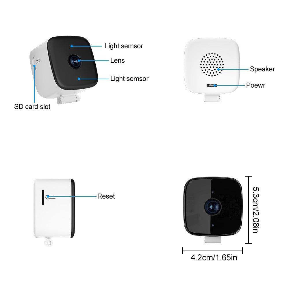 WiFi HD Night Vision Smart Home Security Camera