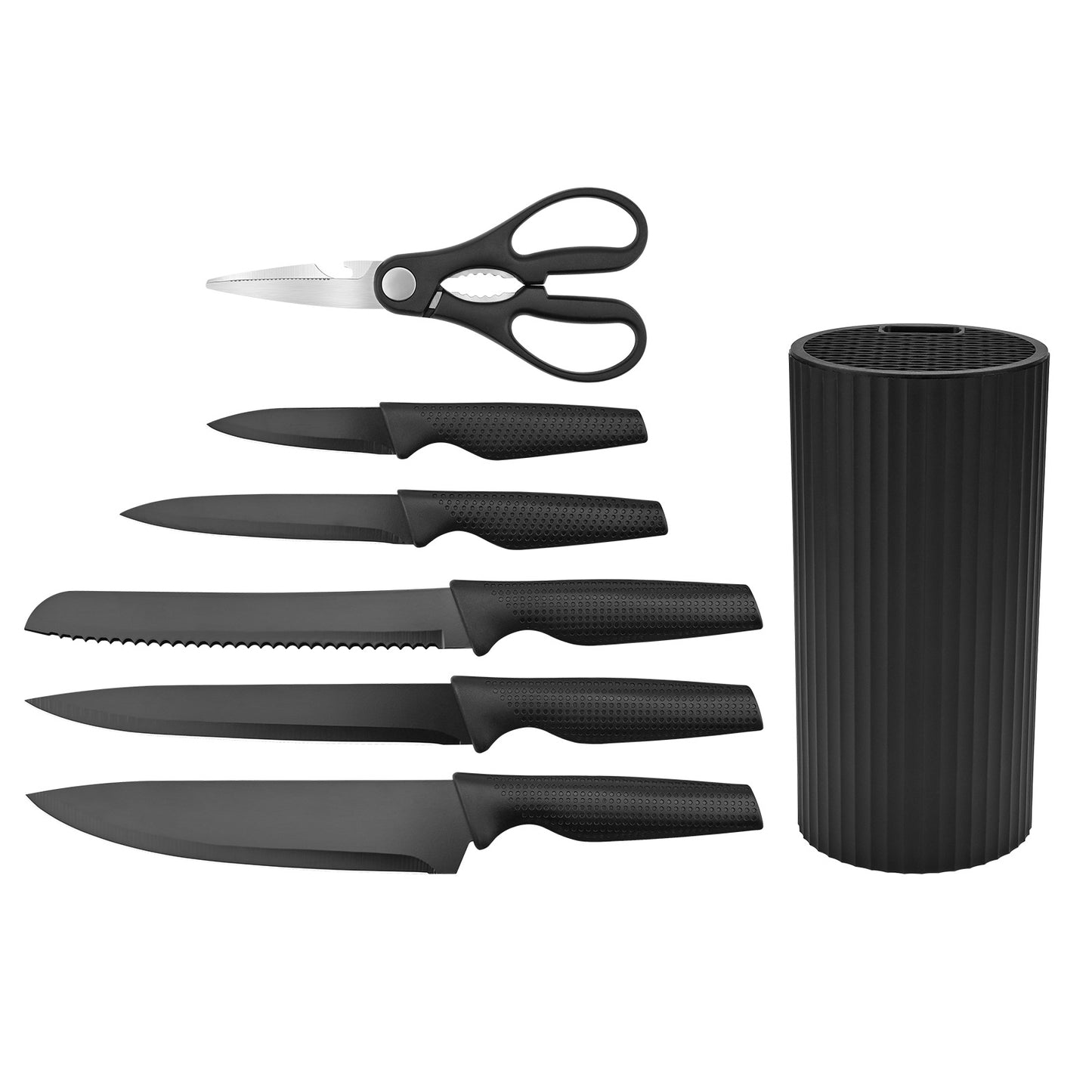 Kitchen household knife set of seven
