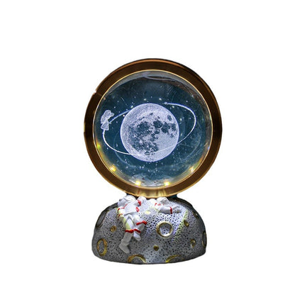 Space Human Figure of the Planet