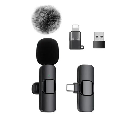 Wireless Lapel Microphone with Bluetooth