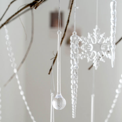 Christmas Tree Decoration Snowflake Pendant