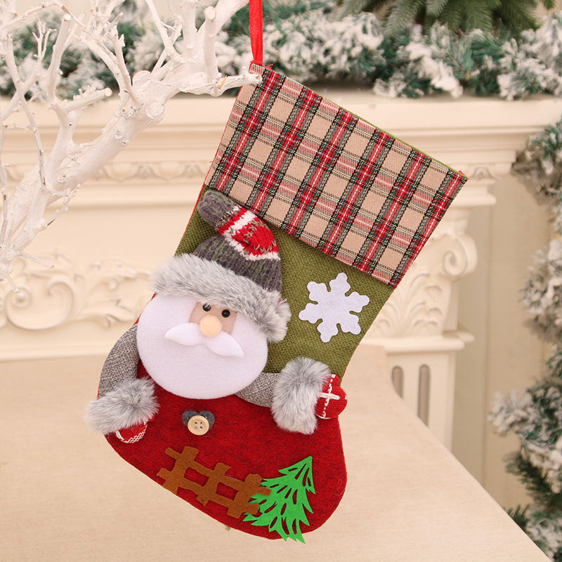 Christmas Gift Sock Hanging Bag