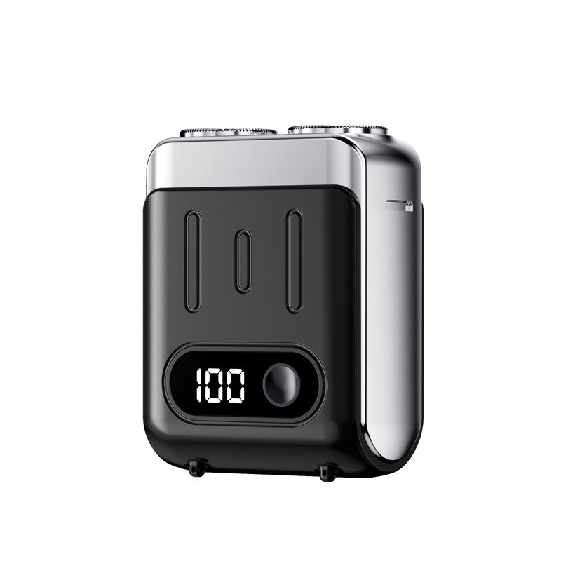 Portable Electric Shaver with Magnetic Charging