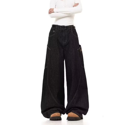 Vintage Washed Denim Pants