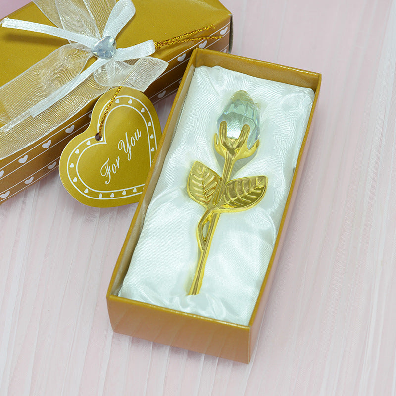 Crystal Rose Ornament