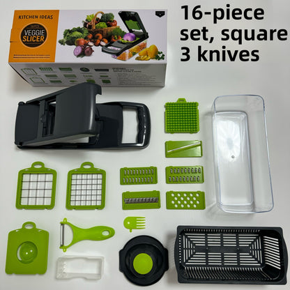 Multifunctional Vegetable Slicer Dicer Grater Set