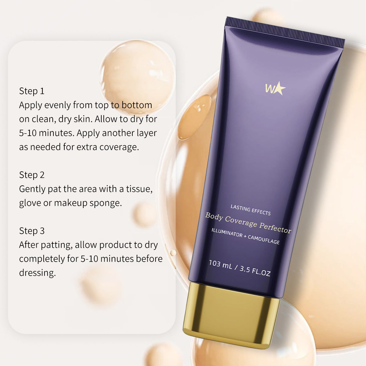 Body tattoo concealer