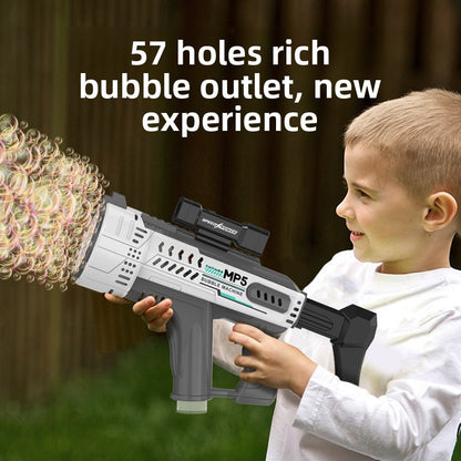 Automatic LED Bubble Machine Gun Toy