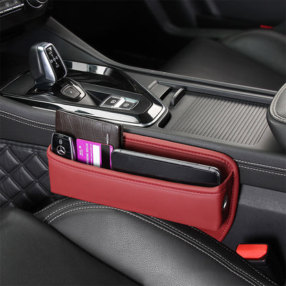 Car seat pocket storage box