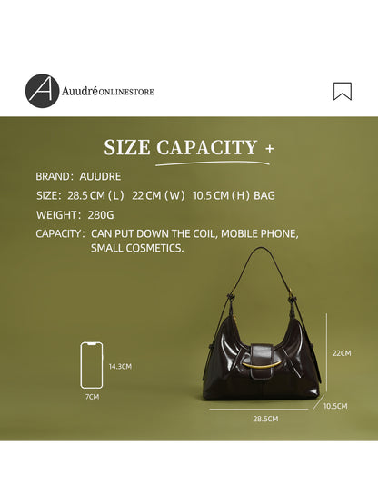 Vintage Soft PU Shoulder Handbag