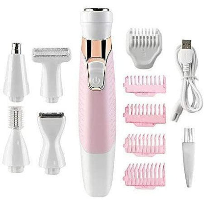 Dual-purpose dry and wet hair removal device