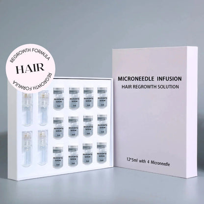 Hair Growth Microneedle Essence for Regrowth and Anti-Hair Loss