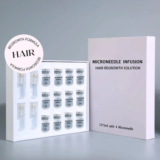 Hair Growth Microneedle Essence for Regrowth and Anti-Hair Loss