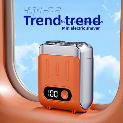 Portable Electric Shaver with Magnetic Charging
