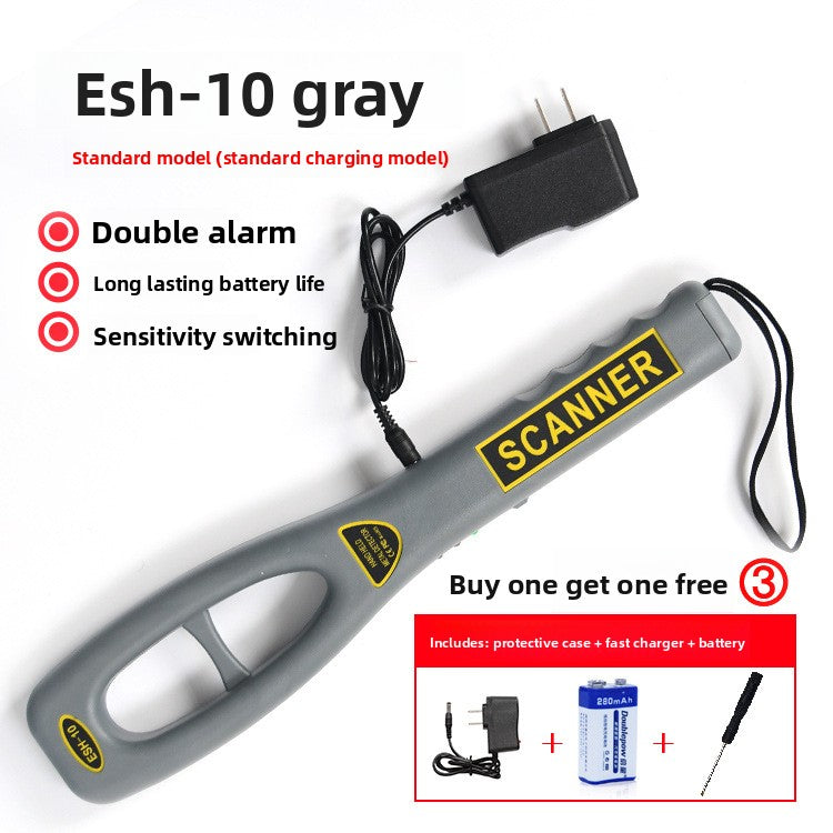 Handheld High Precision Metal Detector with Sound/Light Alarm