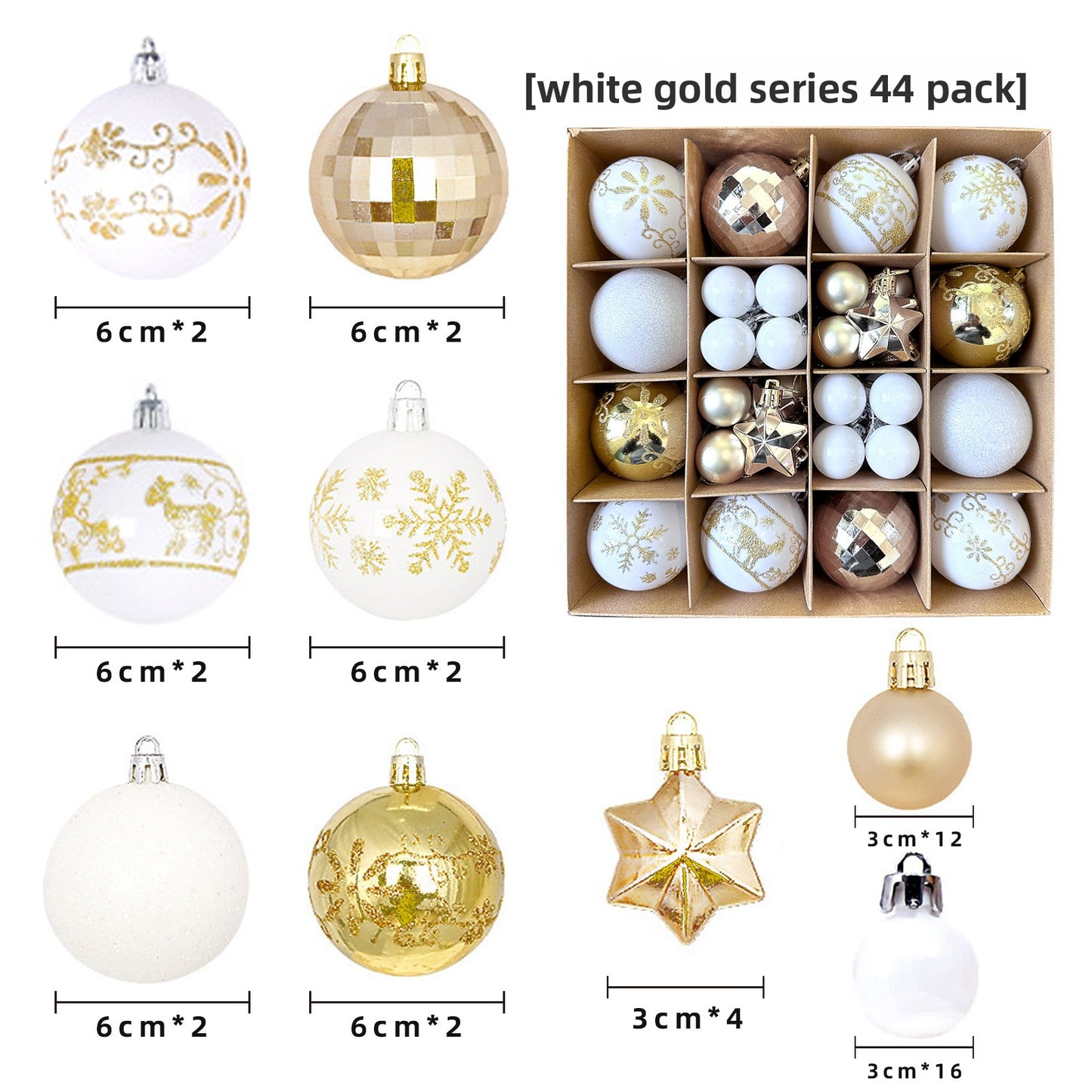 Spherical Christmas decorations Christmas tree