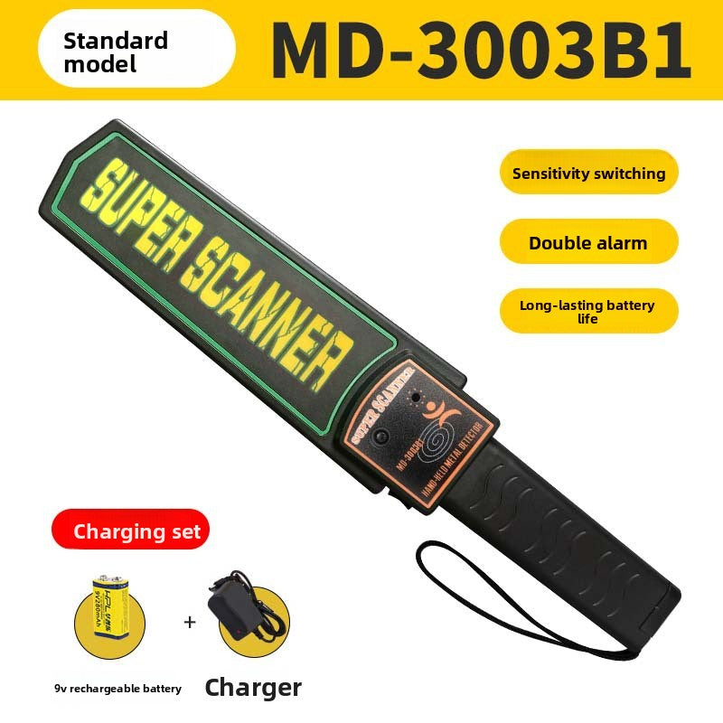 Handheld Metal Detector with Sensitivity Adjustment