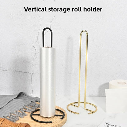 Vertical toilet paper holder