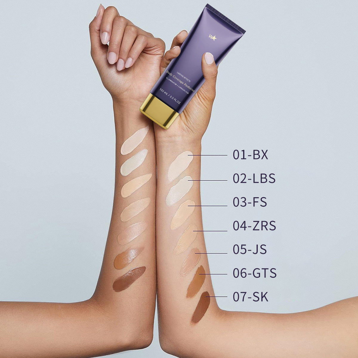Body tattoo concealer