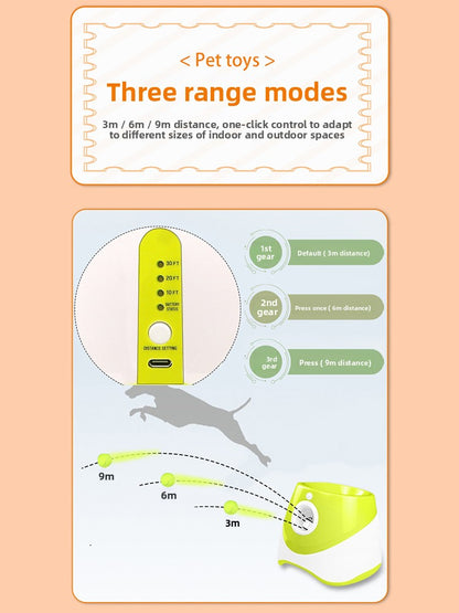 Automatic Dog Ball Launcher with Tennis Balls