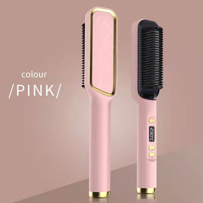 Lcd Hair Straightening Comb