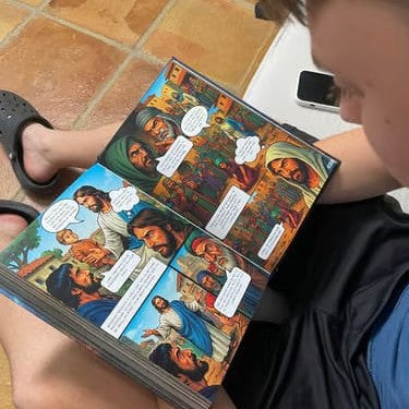 Comic Bible Illustration Book
