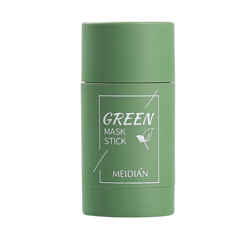 charming green tea cleaning solid mask eggplant deep cleansing  solid mask
