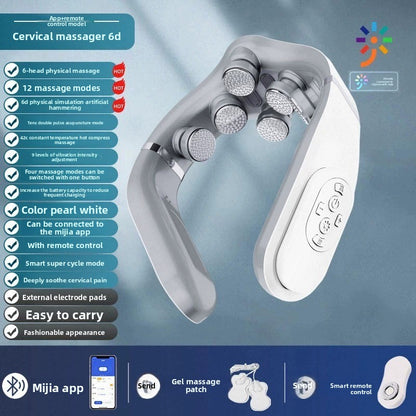 Multifunctional Cervical Massager with Heat and Voice Control