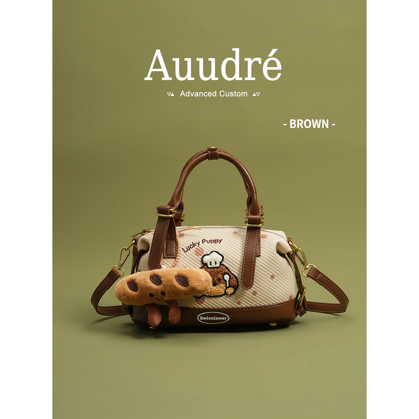 Retro Color-Block Pillow Handbag