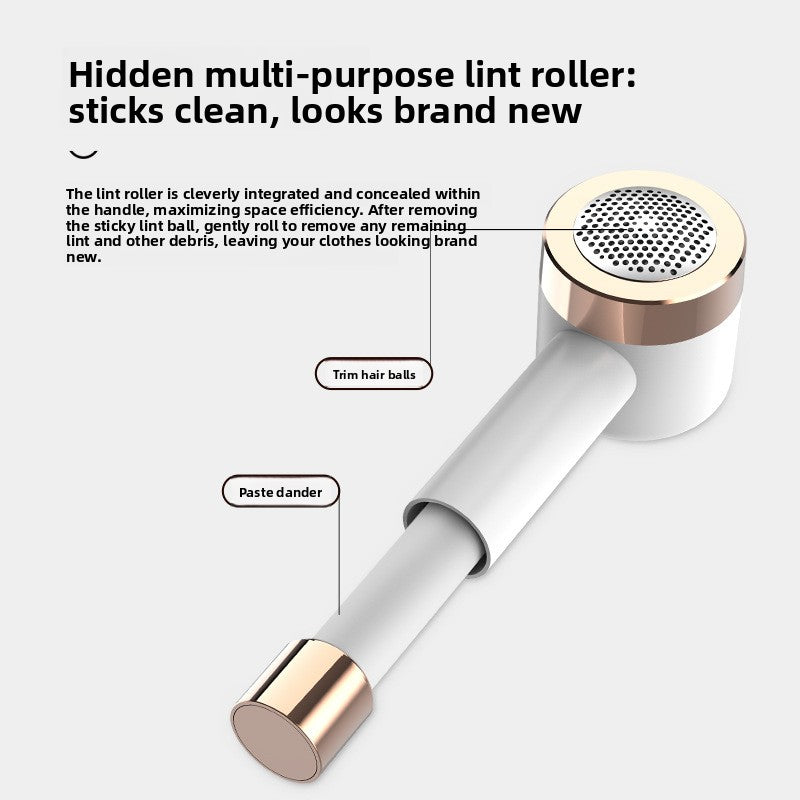 Two-in-one  hair ball trimmer
