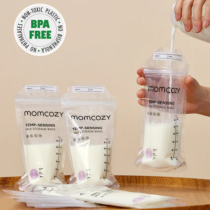 Disposable Temperature-Sensitive Breast Milk Storage Bags