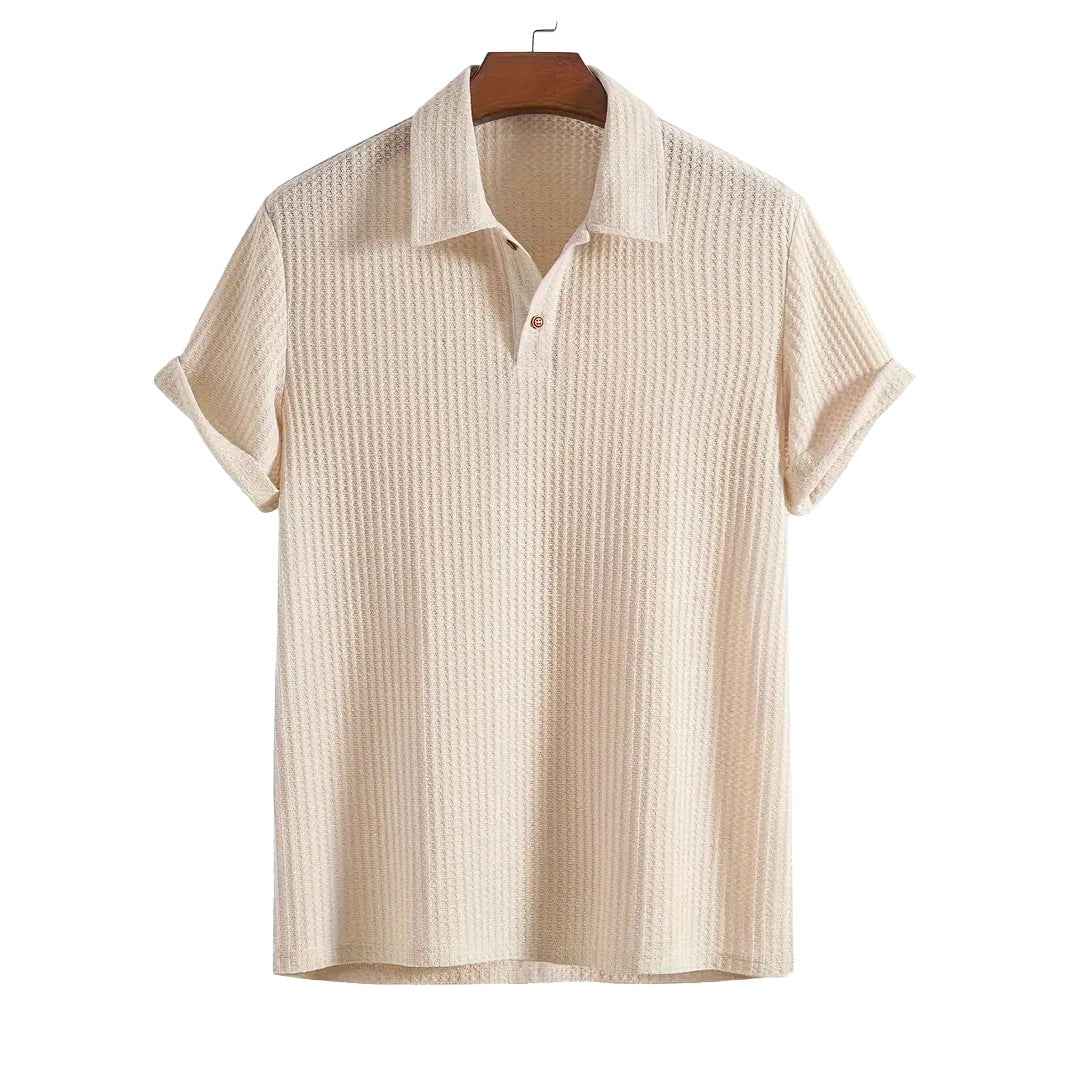 Knitted polo fir