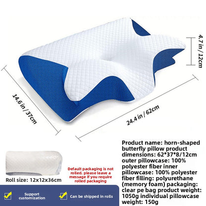 Ergonomic Butterfly Memory Foam Neck Pillow