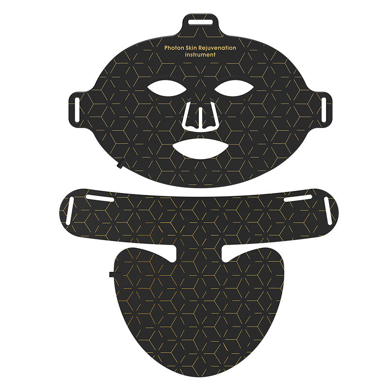 Beauty mask with neck