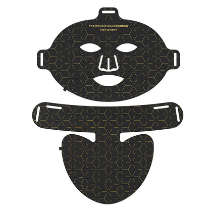 Beauty mask with neck