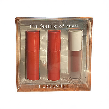 Bright and cool-toned lip gloss