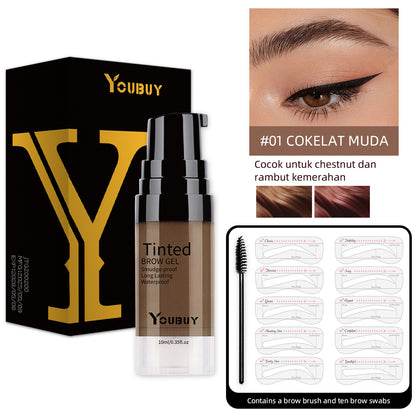 Waterproof Quick-Dry Eyebrow Cream Kit