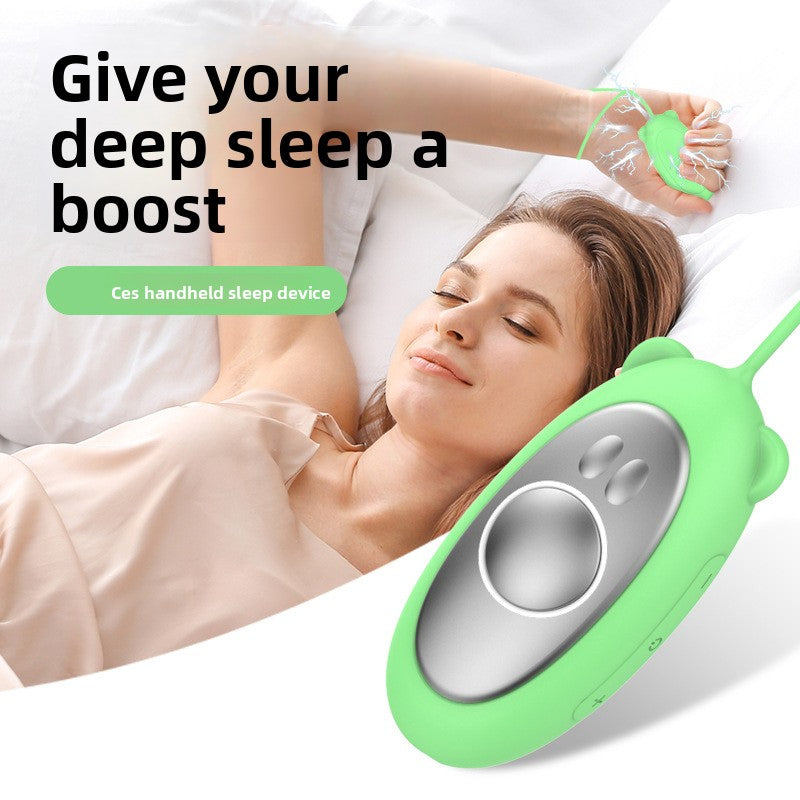 Handheld soothing and sleep-inducing smart sleep device