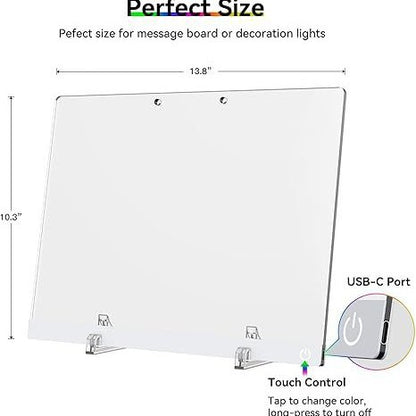 Erasable DIY children's light-up drawing board night light