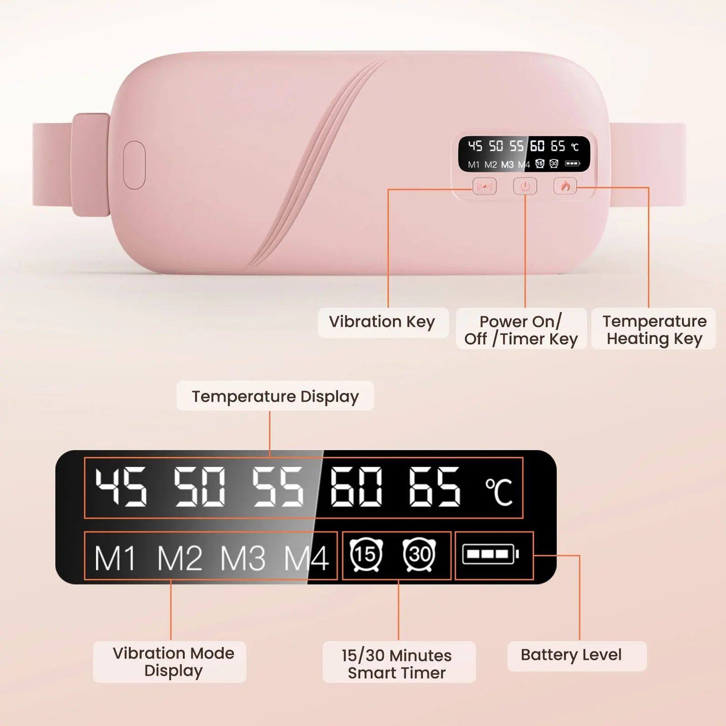 Electric heating massage belt